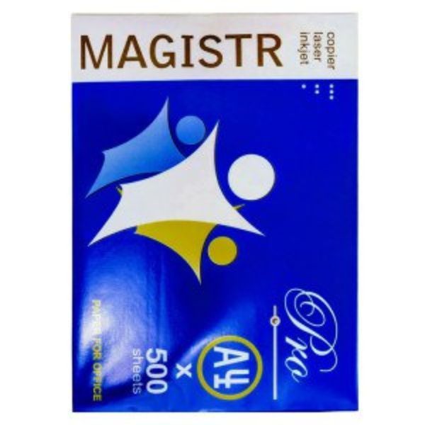 Бумага Magistr Pro A4 80 г/м2, 500 арк./уп. magistrpro_a4_100up фото