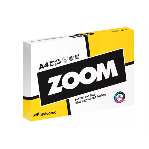 Папір Zoom A4 80 г/м&sup2;, 500 аркушів zoom_a4_20up фото