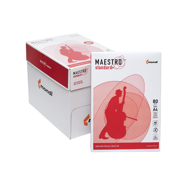 Папір MAESTRO&reg; STANDARD+ A4 80 г/м&sup2;, 500 аркушів maestro_a4_100up фото